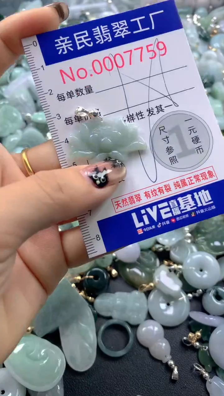 颈饰未镶嵌翡翠7759