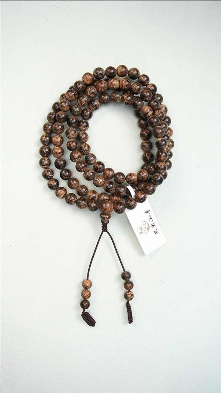 【闪购商品】沉香手串达拉干沉水6mm*108 9358