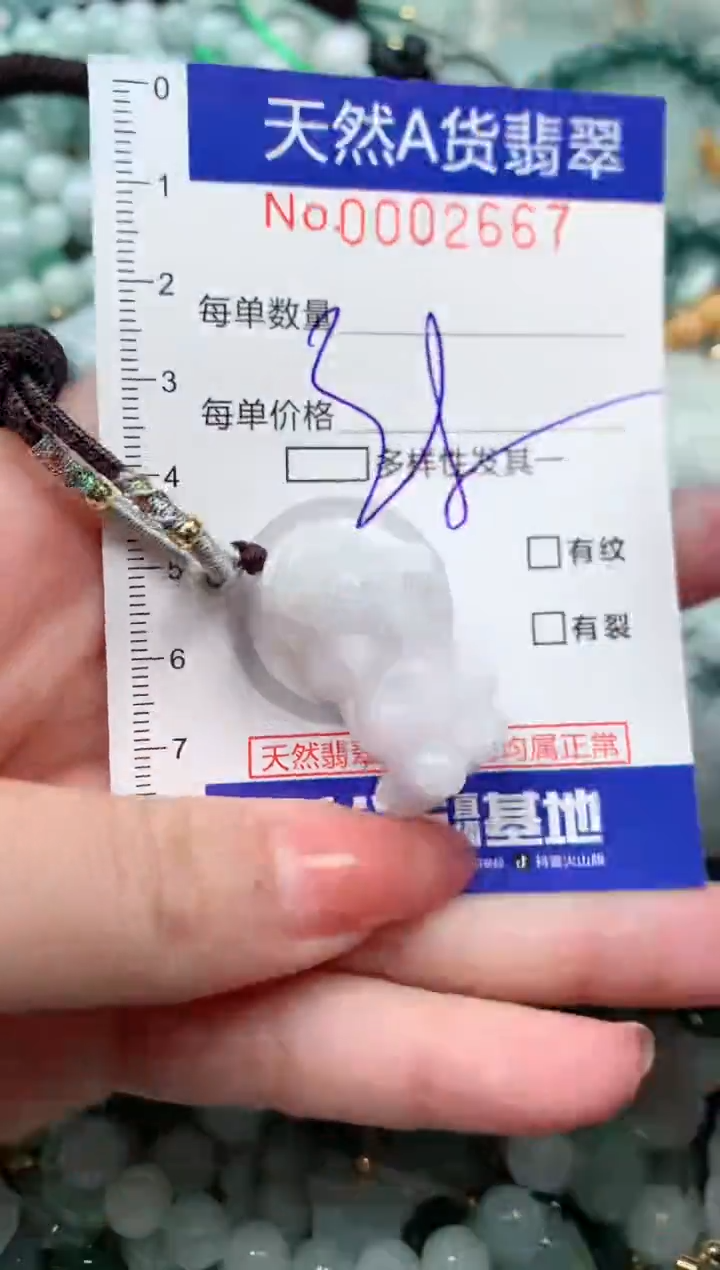 【闪购商品】翡翠颈饰未镶嵌00002667