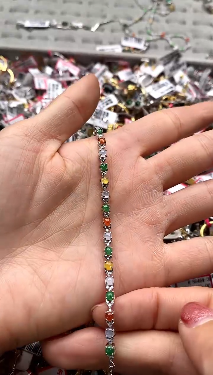 【闪购商品】翡翠戒指银S925镶嵌3333333    0