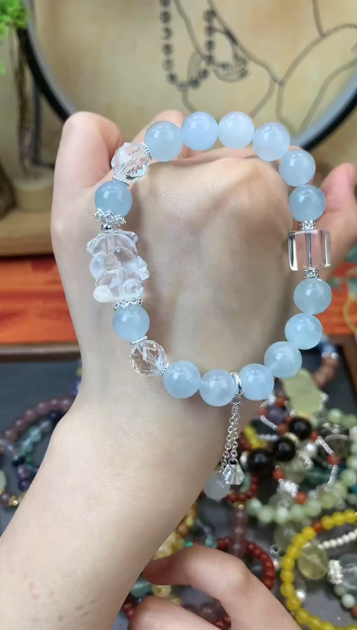 【闪购商品】海蓝宝石手链未镶嵌325