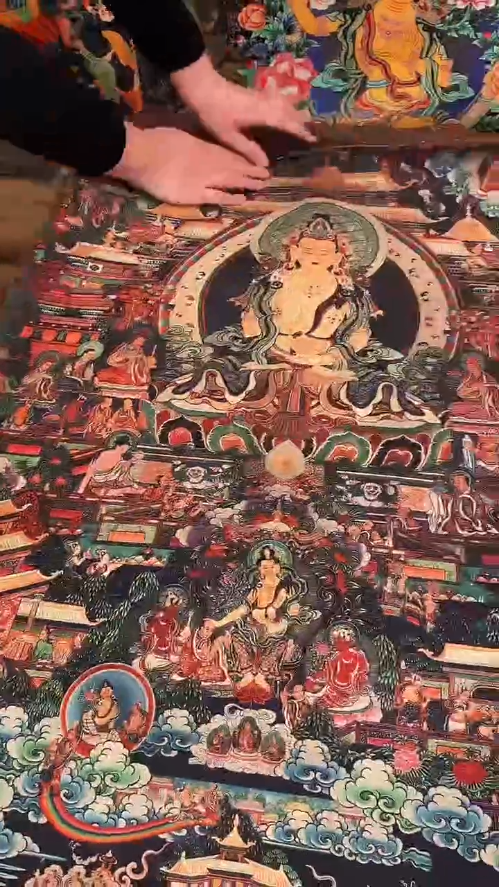 装裱画精美唐卡tk16092