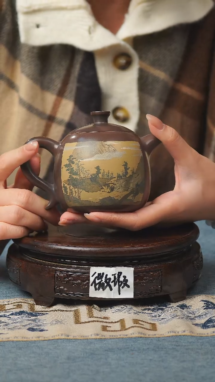 壶黄倩建水紫陶微瑕 344