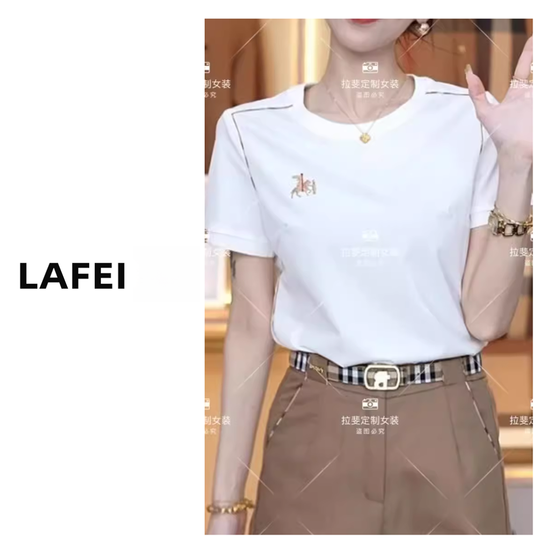 英伦时尚款经典刺绣上衣