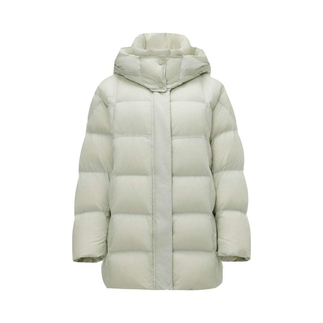 2025新款【中羽协会安心购认证】羽绒服女简约纯色休闲外套106