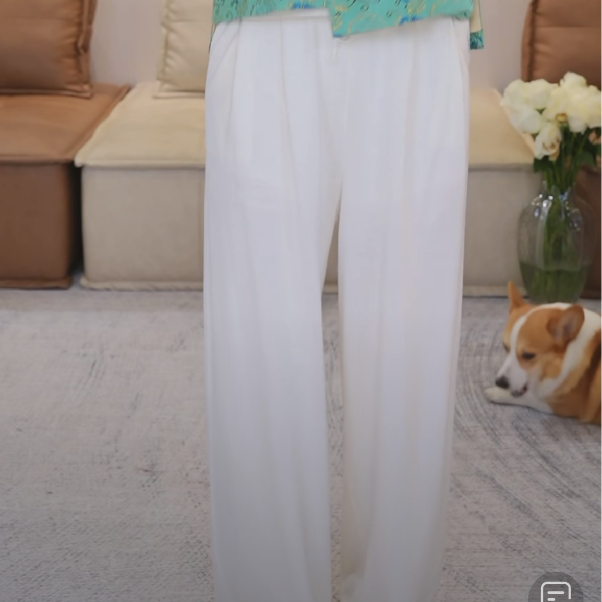 墨染之道 超有型 桑蚕丝羊毛阔腿裤F308020073