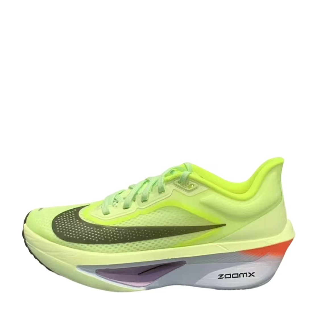 NIKE 耐克女防滑碳板运动跑鞋ZOOMFLY6欧若风人生跑鞋FN8455-701