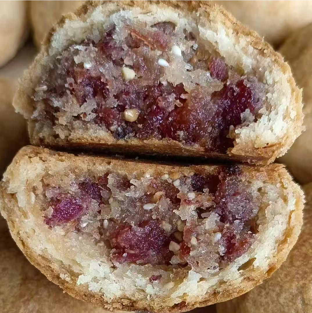 云南镇雄手工火腿月饼独立包装美味糕点