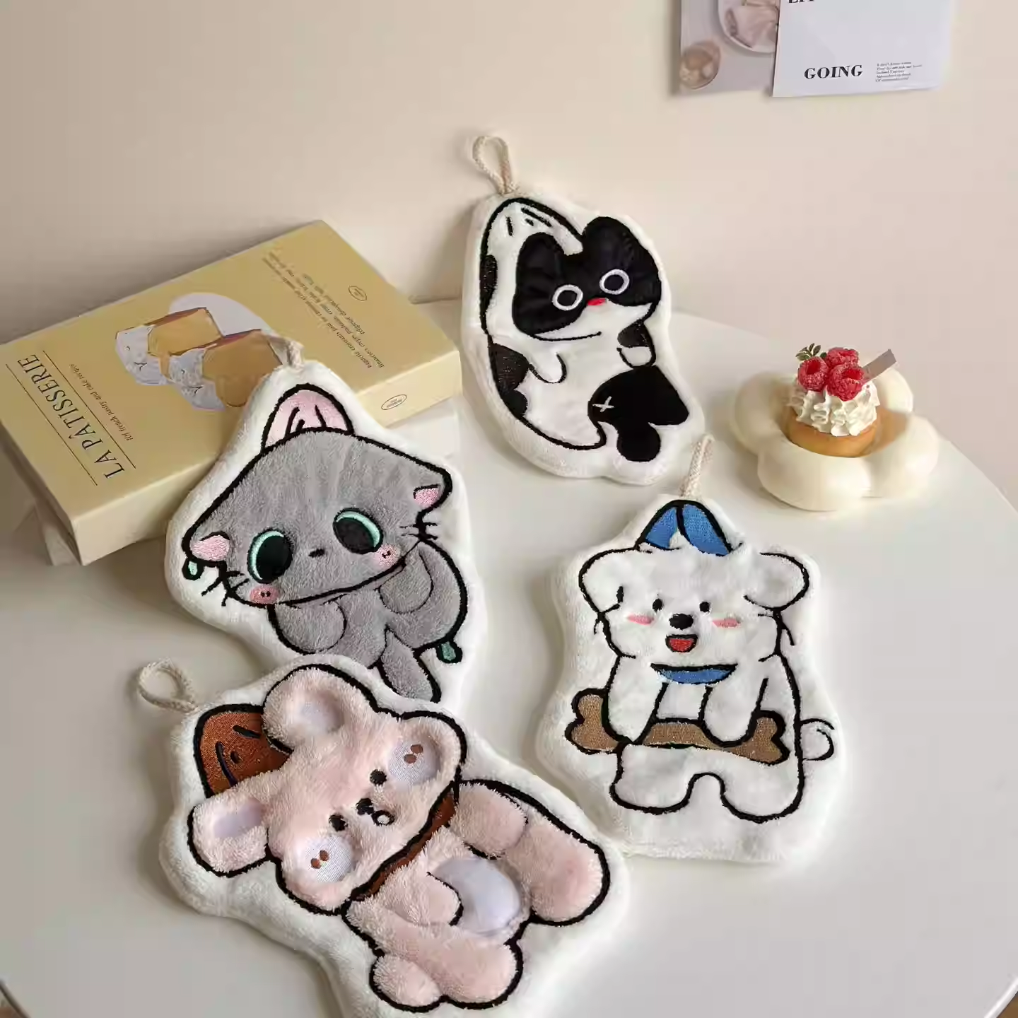 珊瑚绒厨房洗手间擦手巾