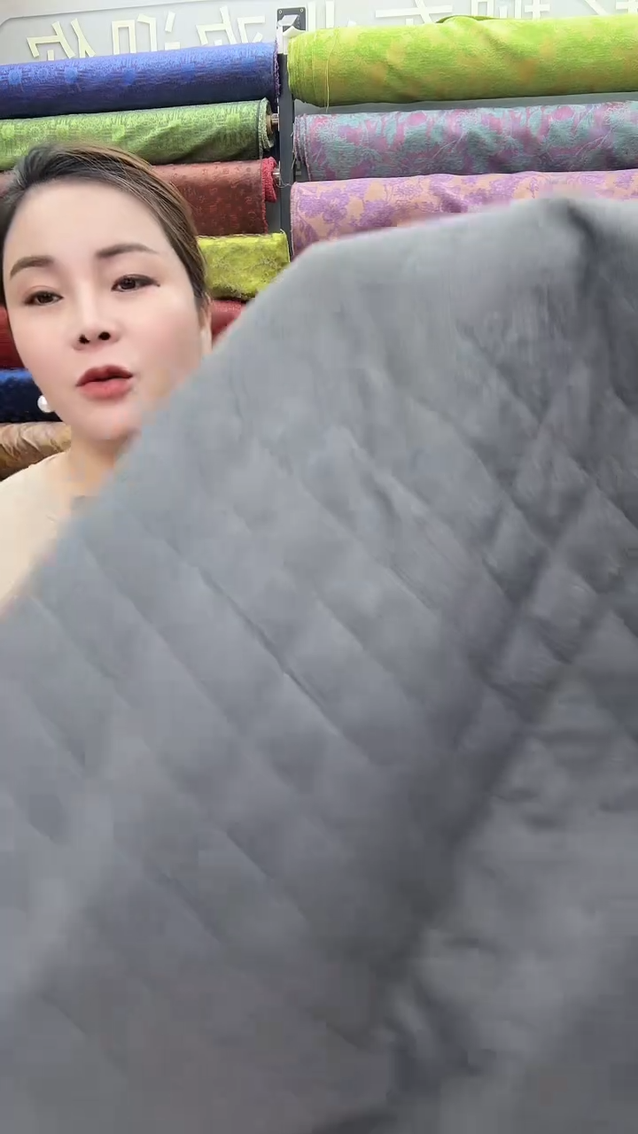 39号灰色亚麻绗棉1.5米