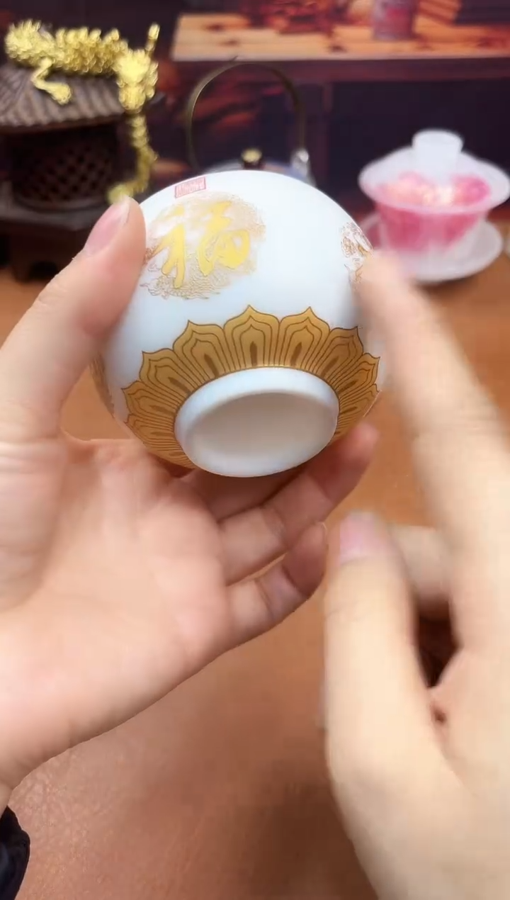 陶瓷茶具摆件旅行套组