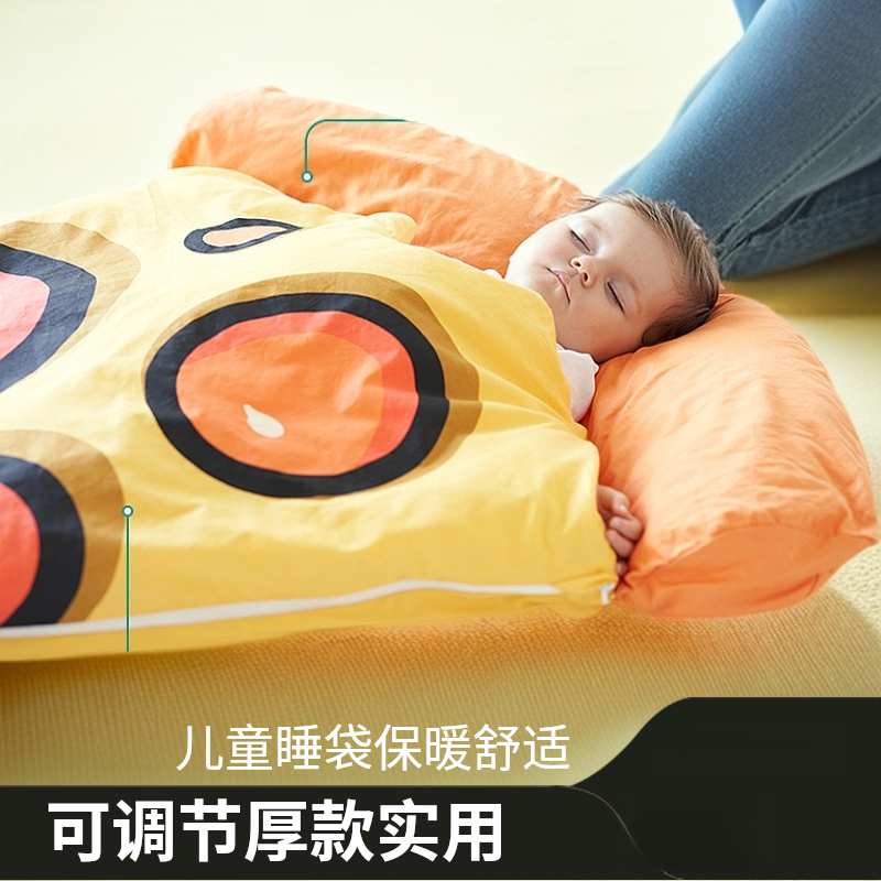 儿童可调节恒温睡袋厚款新生儿婴幼儿保暖加厚夹棉防惊跳jace睡袋