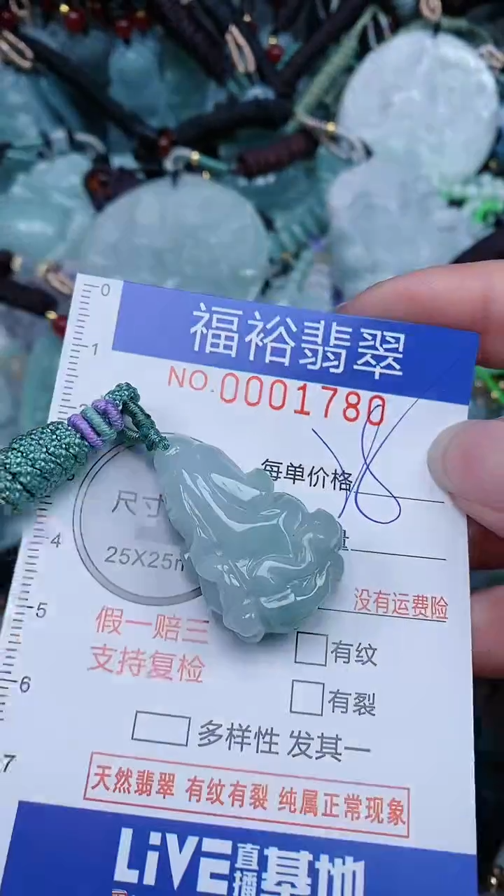 翡翠未镶嵌颈饰...0001780