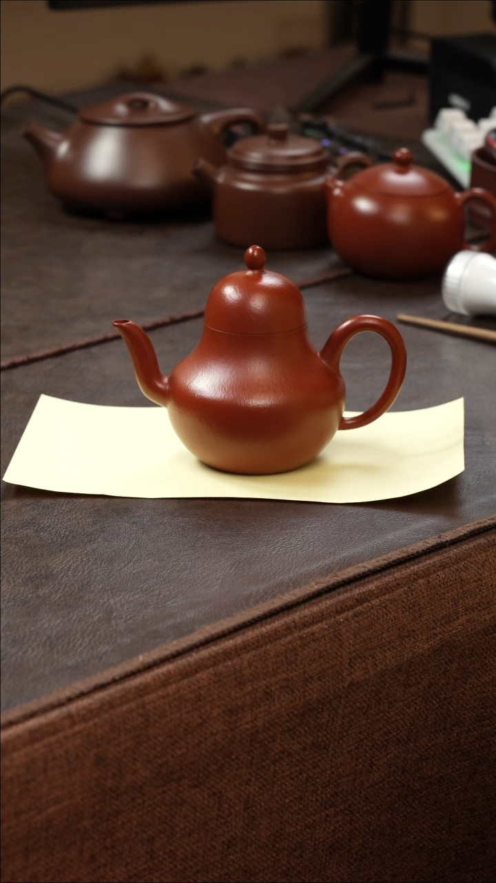 茶壶紫砂壶·19朱泥思婷175cc