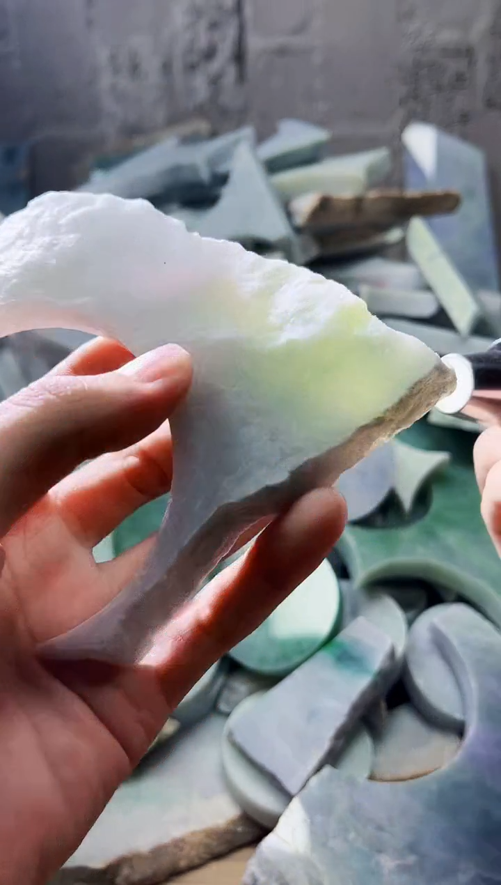 裸石翡翠翡翠a货正品玉石陈720