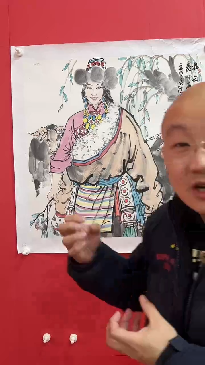 国画栾长征  国画