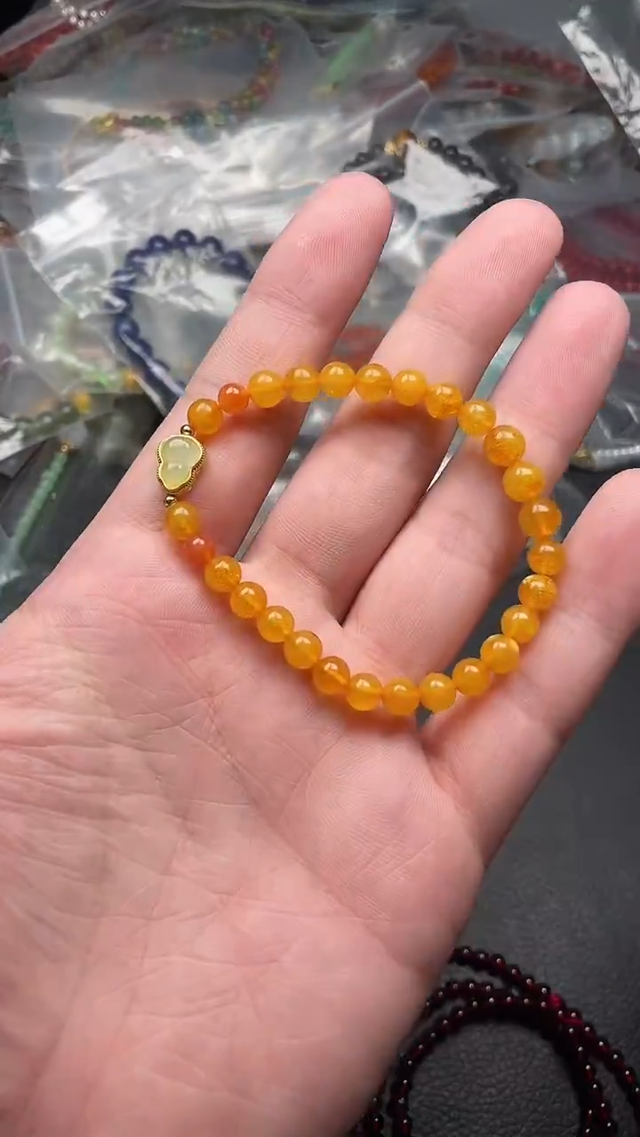 手链蜜蜡未镶嵌多样性发货拍一发一