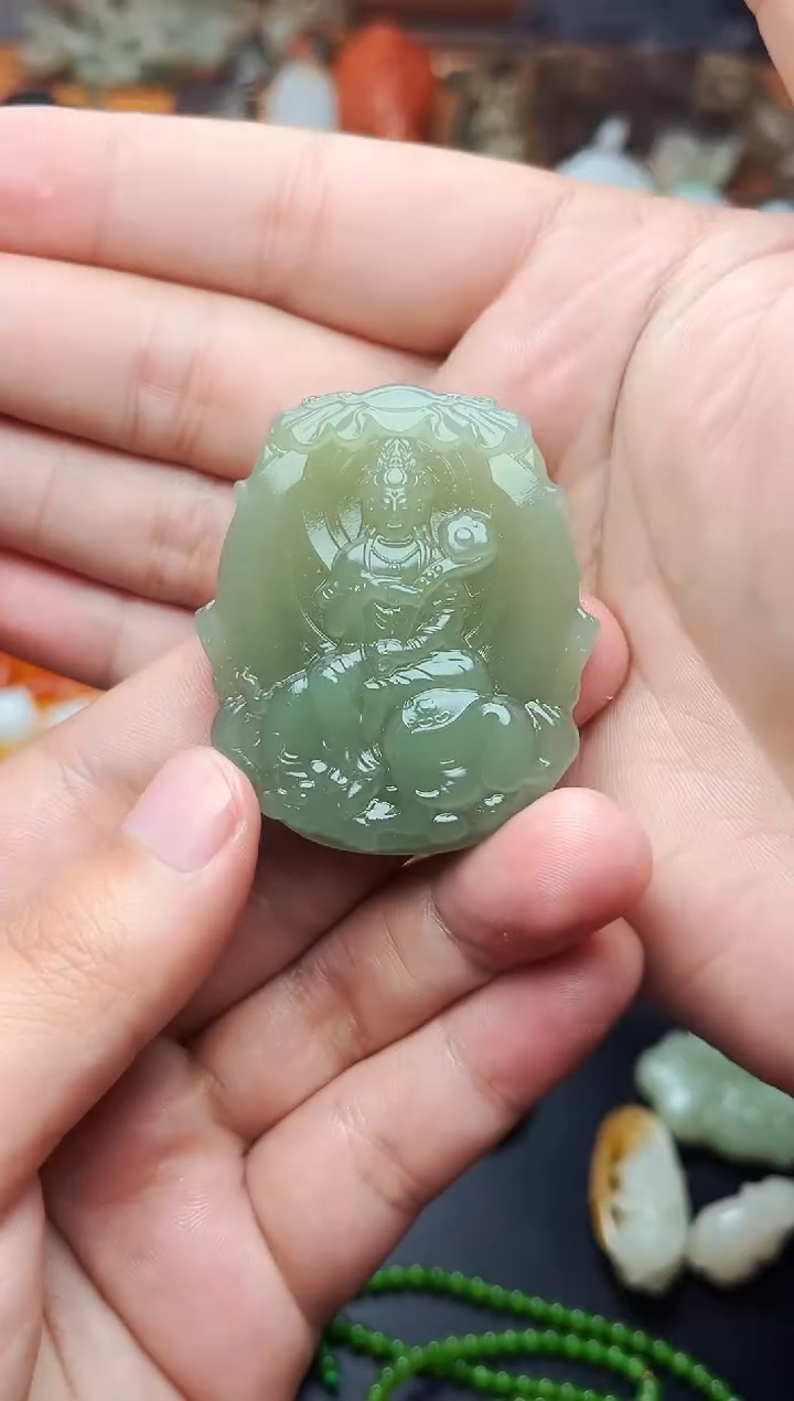 【闪购商品】和田玉颈饰未镶嵌普贤01