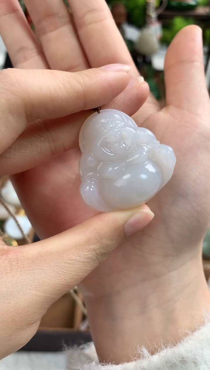 【闪购商品】和田玉颈饰未镶嵌吊坠35mm