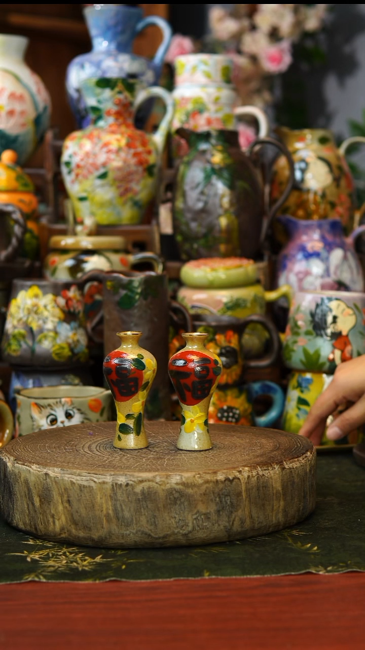 陶瓷14景德镇手工手绘釉下彩陶瓷