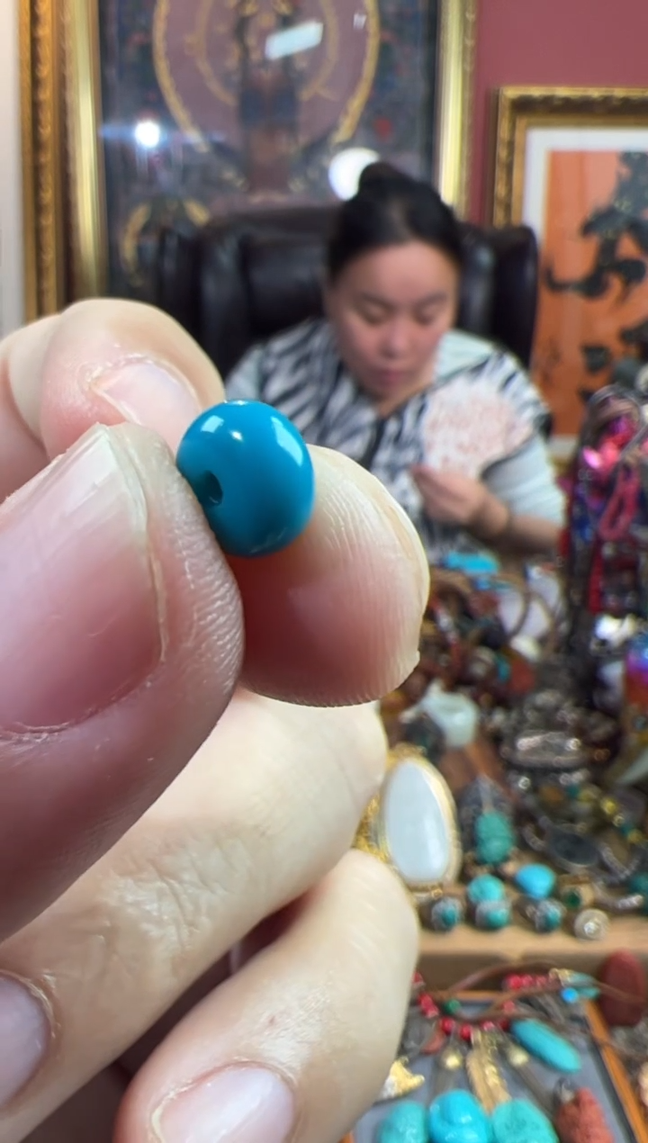 未镶嵌绿松石.29号   绿松石配饰套装ylp7+mm