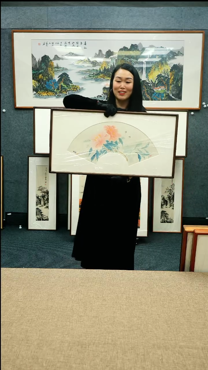 【闪购商品】国画42*82文诚老师花鸟