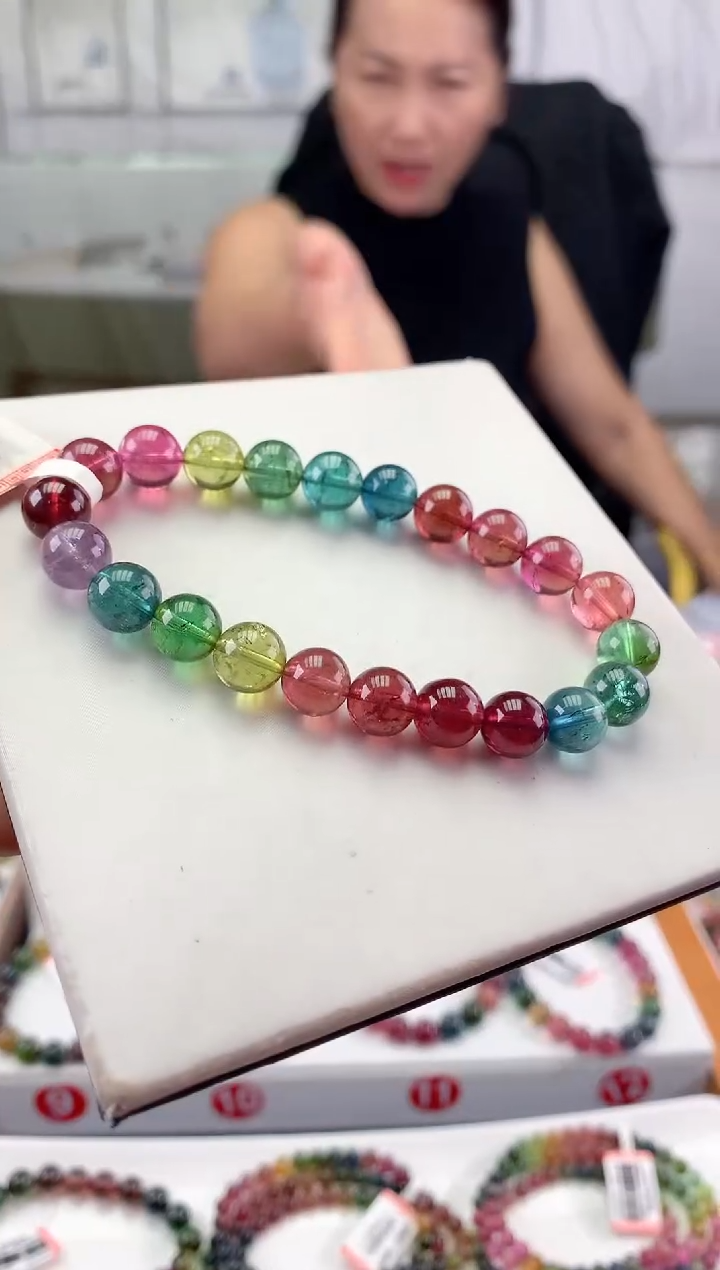 未镶嵌手串碧玺多样性发一条