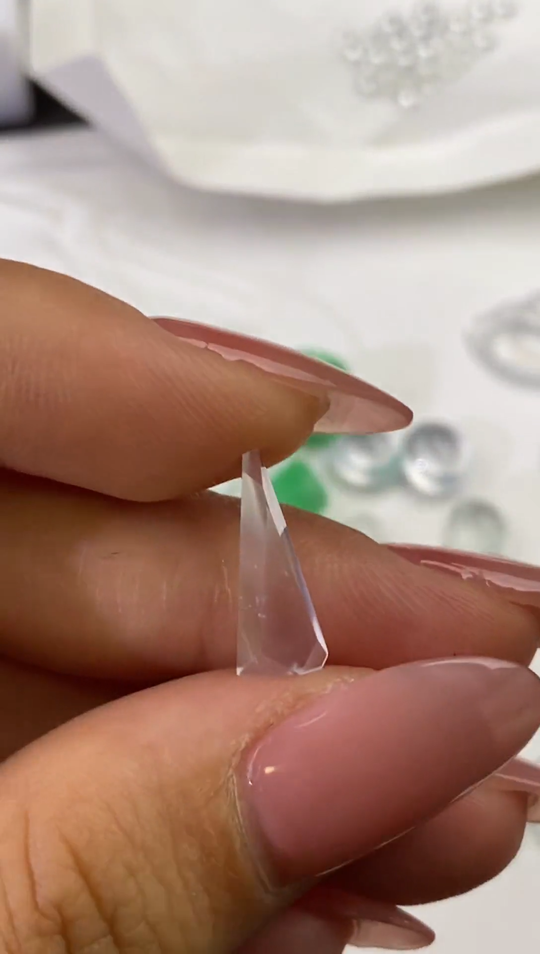 未镶嵌裸石翡翠玻璃切割