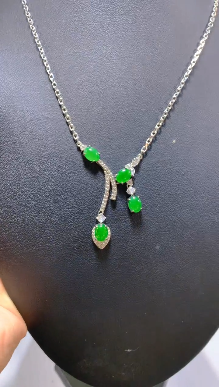 颈饰未镶嵌翡翠多样性发一