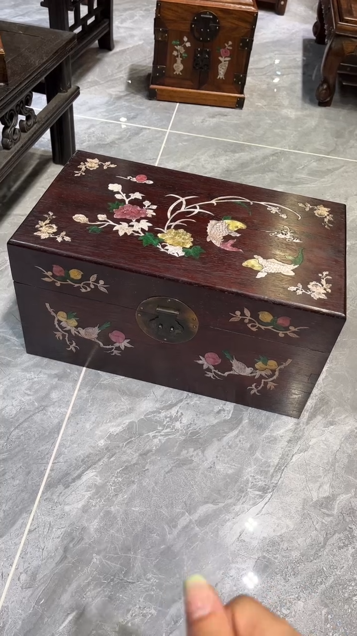 木连年有余收纳箱