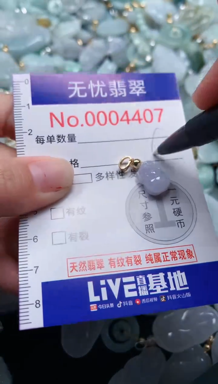 颈饰未镶嵌翡翠4407