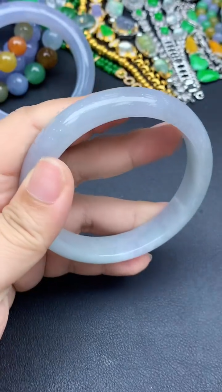 未镶嵌手镯翡翠494-春日珠宝