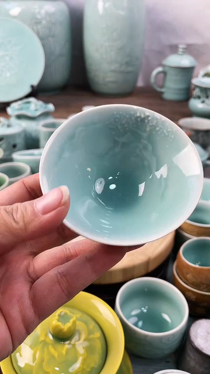 【闪购商品】特价 微瑕 慧仙青瓷