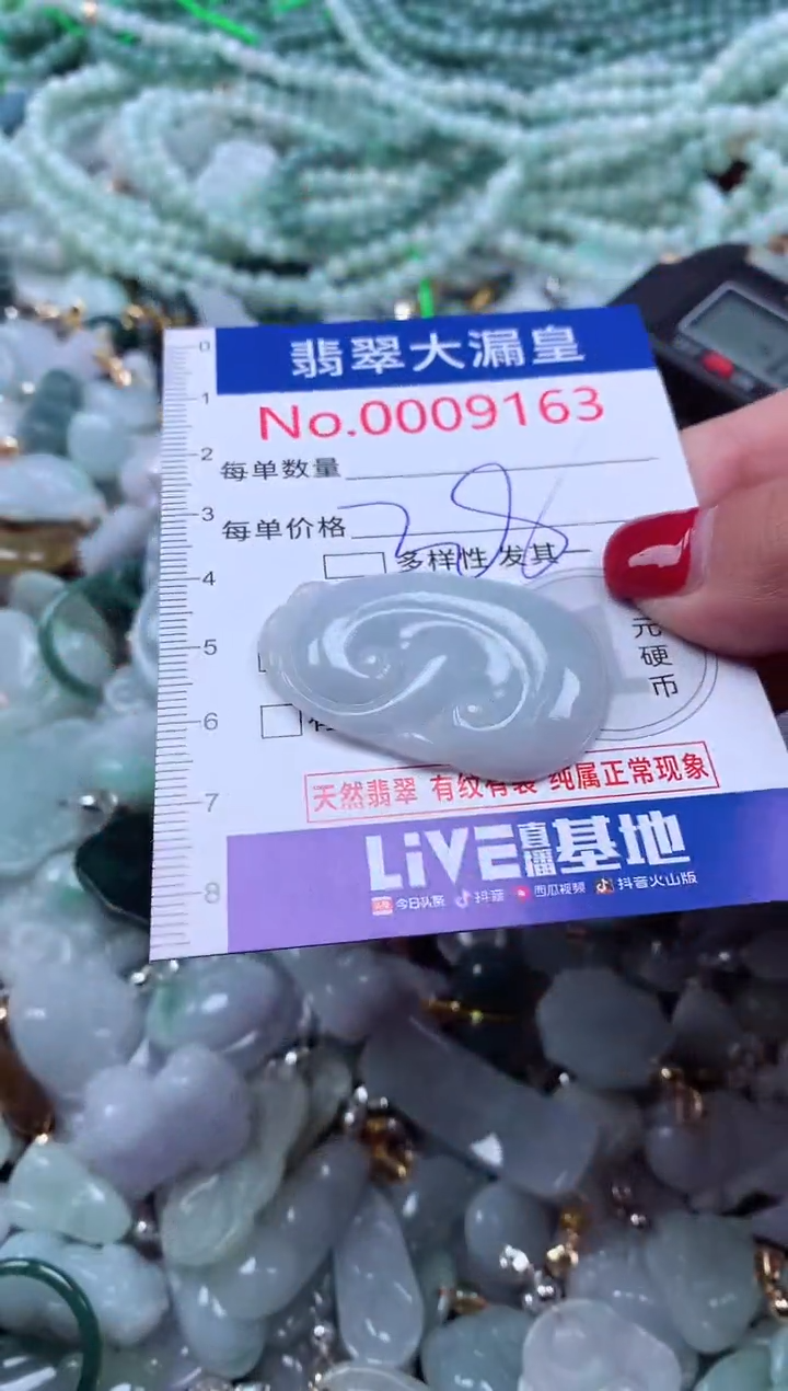 颈饰未镶嵌翡翠9163