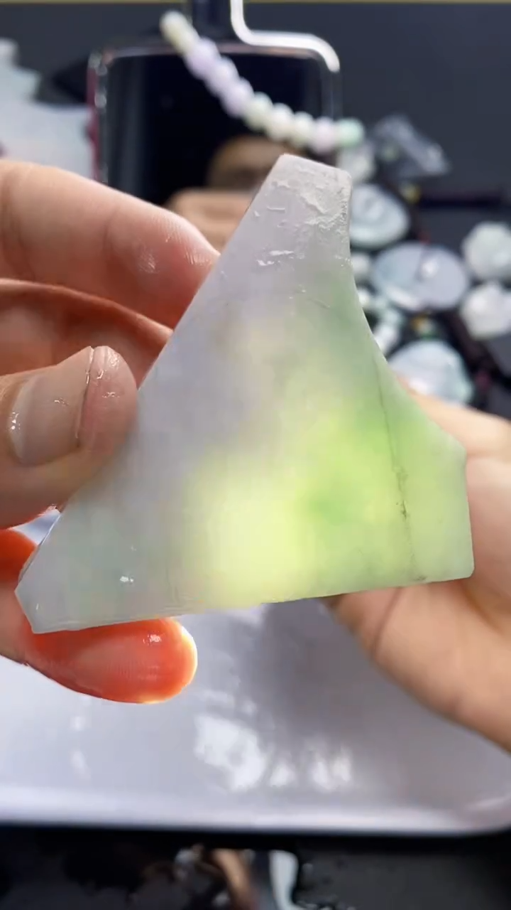 裸石翡翠缅甸A货【海】A34