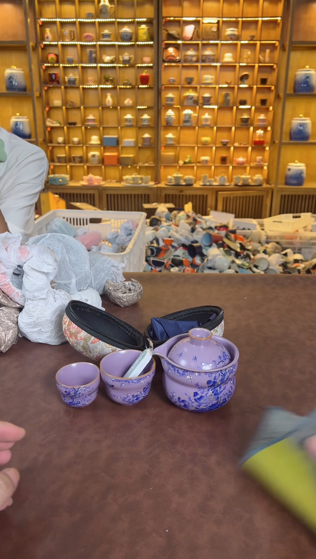 瓷片 淘生活锦上添花紫汝葫芦旅行套装