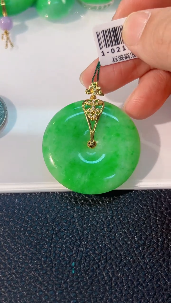 颈饰未镶嵌翡翠 缅料A货/支持复检/一件
