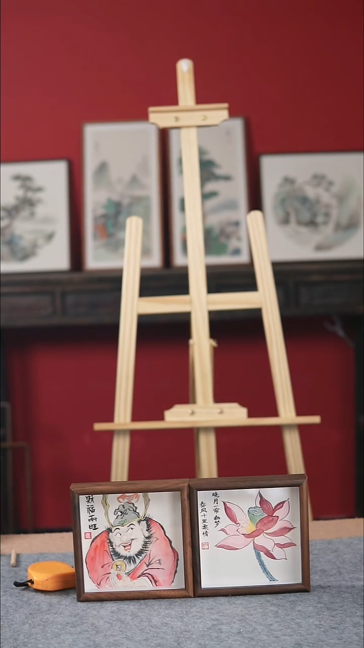 国画小***到纯手写纯手绘-17*17