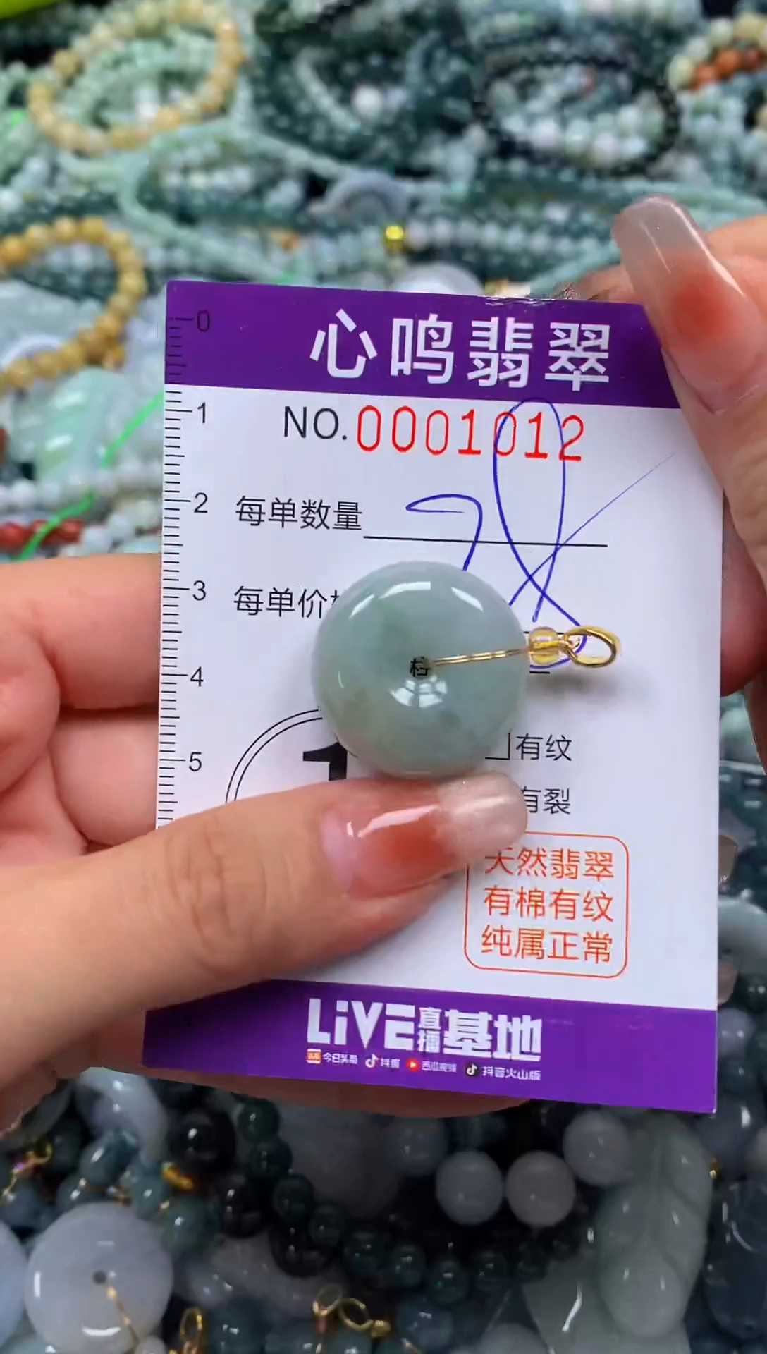 颈饰未镶嵌翡翠闪购001012