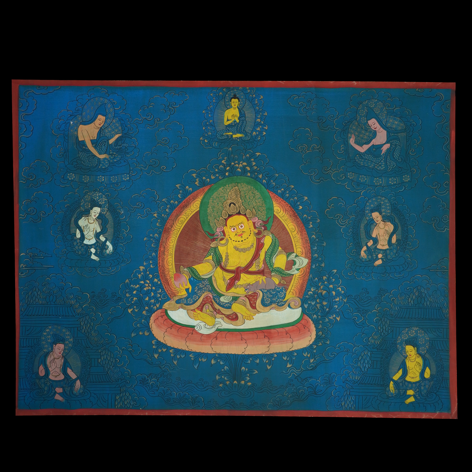 黄财神唐卡/律宝堂