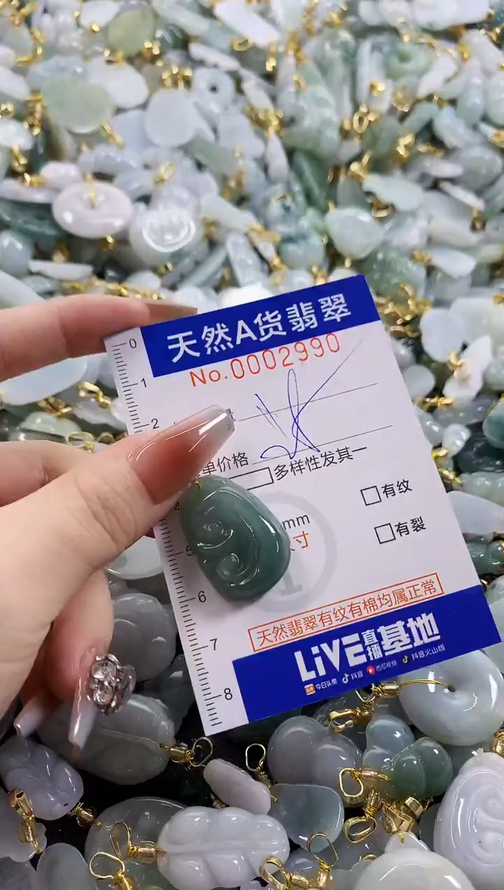 颈饰未镶嵌翡翠天然A货翡翠