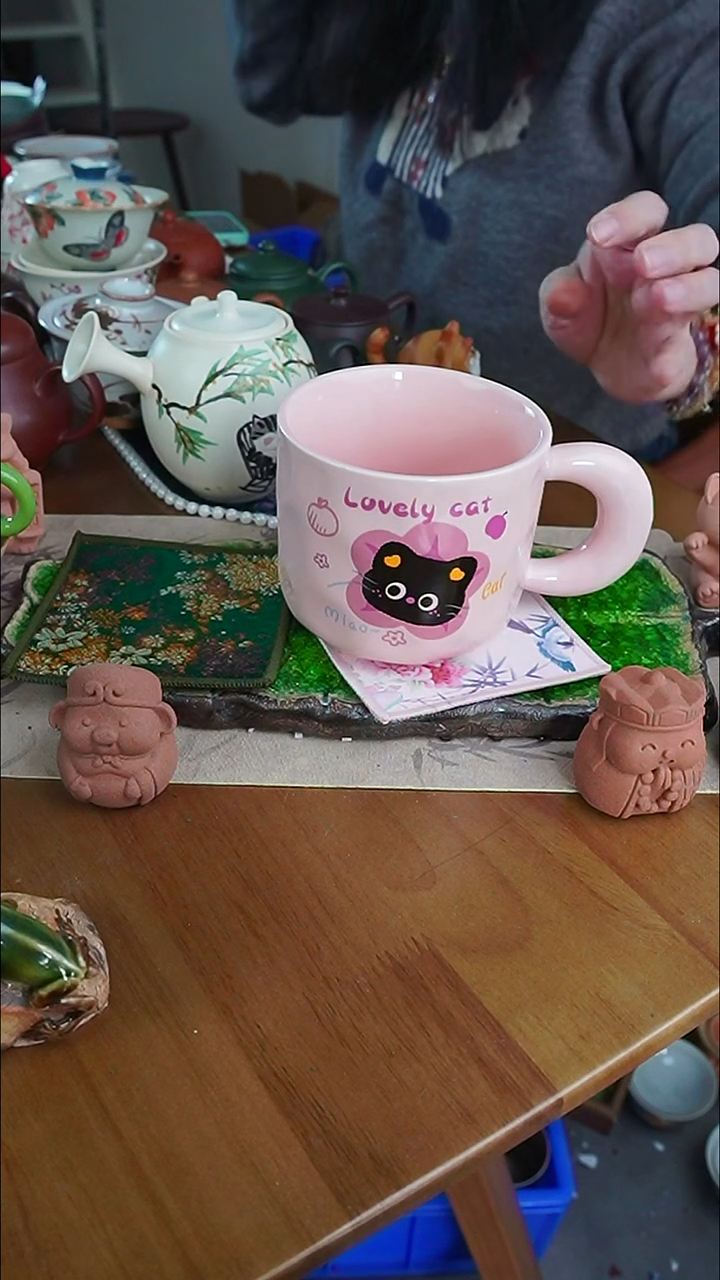 【茶瓷物语】小猫杯