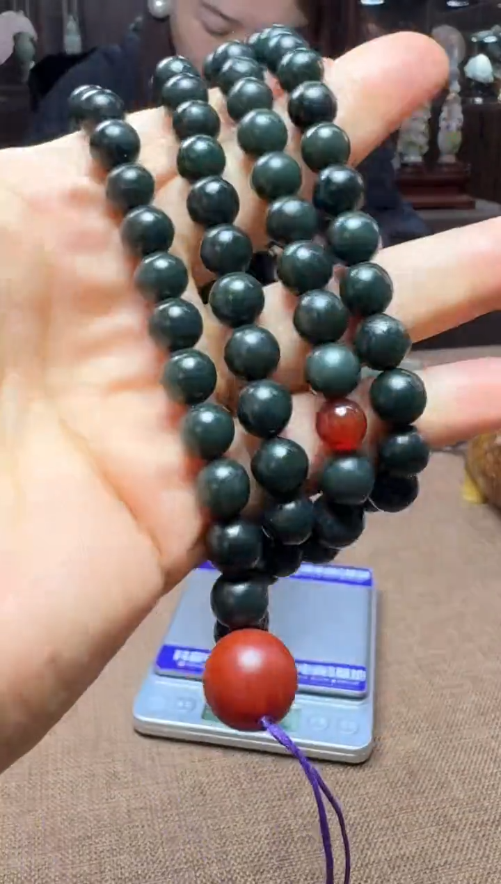 【闪购商品】和田玉颈饰未镶嵌108颗9mm