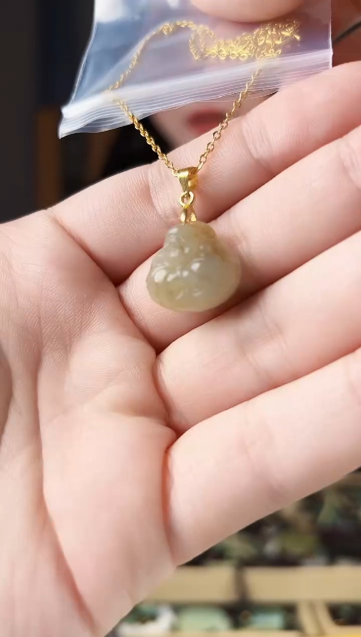 颈饰未镶嵌和田玉拍一发一，多样性发货