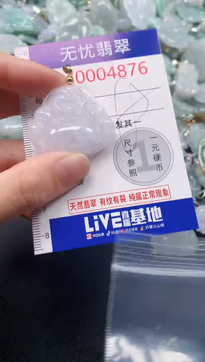 吊坠(不含链)未镶嵌翡翠4876