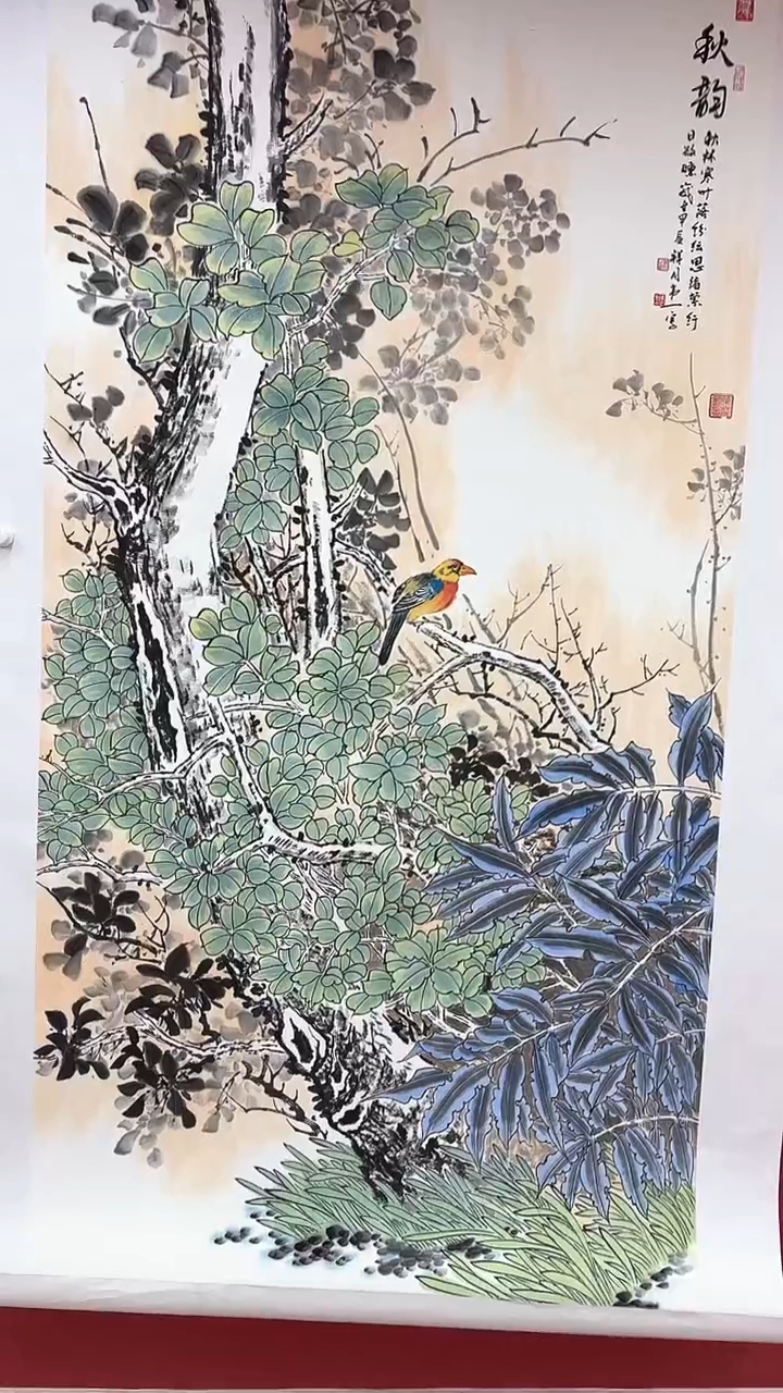 【闪购商品】国画《秋韵》国画 作品