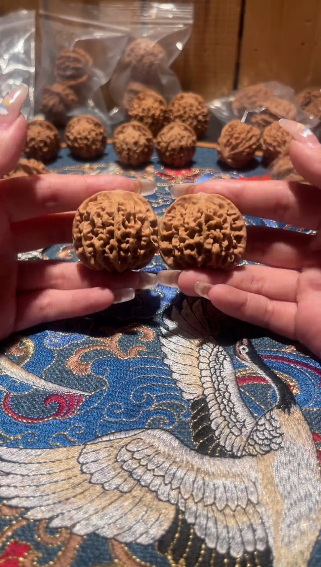 把件文玩核桃821 秦闷39