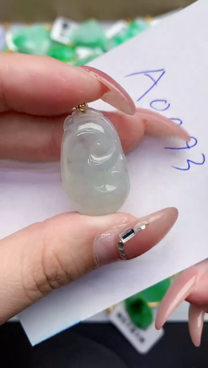 【闪购商品】翡翠颈饰18K金镶嵌000000000000