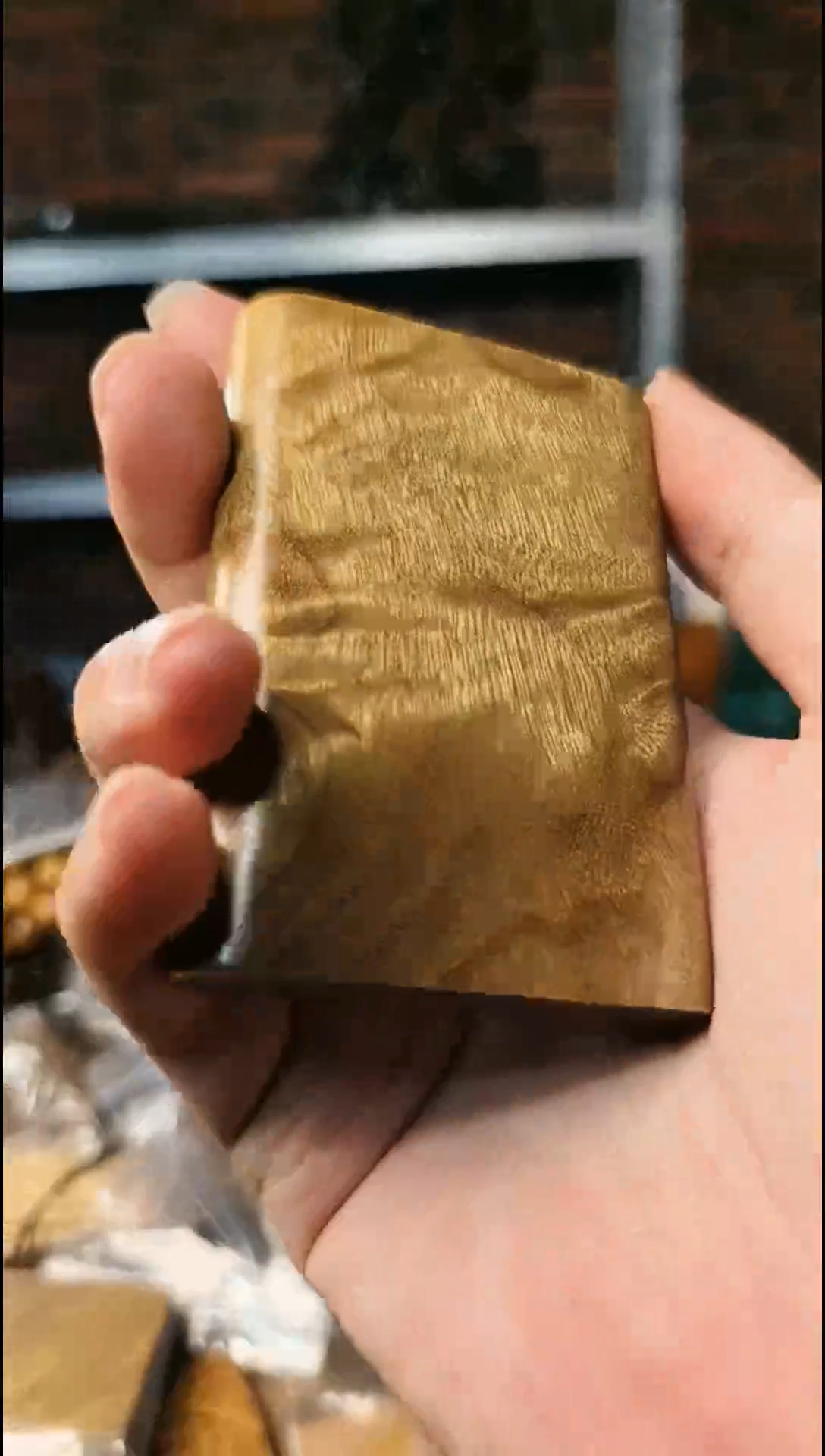 【闪购商品】金丝楠无事牌手把件