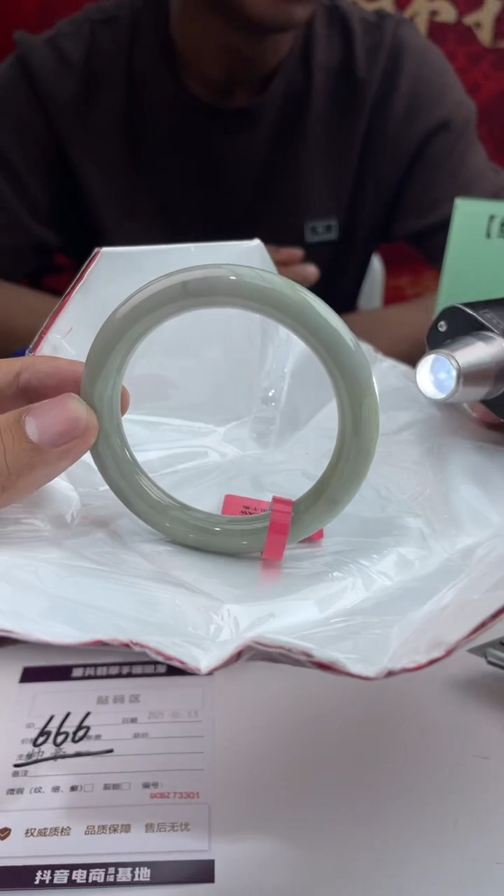 【闪购商品】翡翠手镯未镶嵌10翡翠手镯（微瑕）